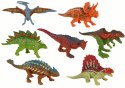 ZESTAW FIGURKI DINOZAURY 12 SZTUK KOLOROWE PARK DINOZAURÓW