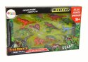 ZESTAW FIGURKI DINOZAURY 12 SZTUK KOLOROWE PARK DINOZAURÓW