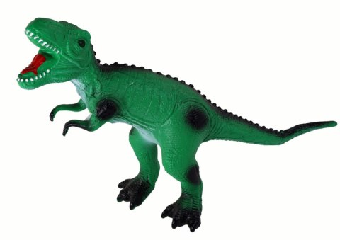 DUŻA FIGURKA DINOZAUR TYRANOZAUR 38 CM Z DŹWIĘKIEM ZIELONY