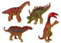 ZESTAW FIGURKI DINOZAURY 8 SZTUK KOLOROWE PARK DINOZAURÓW