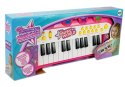 INSTRUMENT MUZYCZNY PIANINKO KEYBOARD 24 KLAWISZE RÓŻOWE