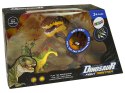 ZESTAW PARK JURAJSKI FIGURKI DINOZAURY TYRANOZAUR REX AKCESORIA Z DŹWIĘKIEM