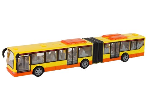 Autobus Zdalnie Sterowany Pomarańczowy Świeci 44 cm