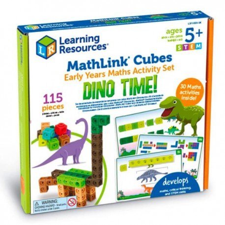 KLOCKI KOSTKI MATEMATYCZNE ZESTAW EDUKACYJNY LEARNING RESOURCES CZAS