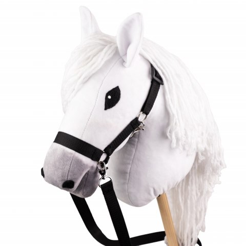 Skippi hobby horse z kantarem biały koń A3 duży