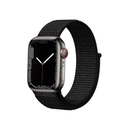 NYLONOWY PASEK DO ZEGARKA APPLE WATCH 38/40/41 MM CRONG CZARNY