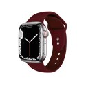 PASEK SILIKONOWY DO ZEGARKA APPLE WATCH 42/44/45/49 MM CRONG BORDOWY