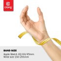 PASEK SILIKONOWY DO ZEGARKA APPLE WATCH 42/44/45/49 MM CRONG BORDOWY