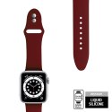 PASEK SILIKONOWY DO ZEGARKA APPLE WATCH 42/44/45/49 MM CRONG BORDOWY