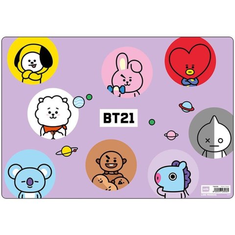 PODKŁADKA STOŁOWA NA BIURKO LINE FRIENDS BT21 49,5 x 34,5 cm