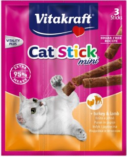 PRZYSMAK DLA KOTA VITAKRAFT CAT STICK MINI INDYK I JAGNIĘCINA 3+1 GRATIS