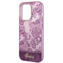 CASE ETUI NA IPHONE 14 PRO MAX GUESS PORCELAIN COLLECTION FUKSJA