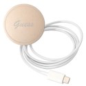 Guess Bundle Pack MagSafe 4G - Zestaw etui + ładowarka MagSafe iPhone 14 Plus (czarny/złoty)