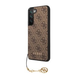 CASE ETUI SAMSUNG GALAXY S23+ BRĄZOWY GUESS 4G CHARMS COLLECTION