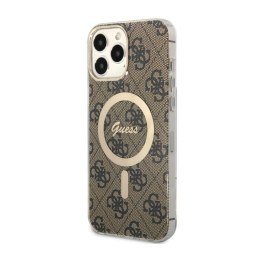Guess 4G MagSafe - Etui iPhone 13 Pro Max (Brązowy)