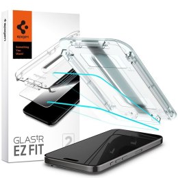 Spigen GLAS.TR EZ FIT - Szkło hartowane do iPhone 15 Pro 2 szt