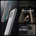 Spigen Ultra Hybrid - Etui do iPhone 15 Pro (Przezroczysty)
