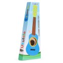 DREWNIANA GITARA UKULELE DLA DZIECI 4 STRUNY NYLONOWE ECOTOYS