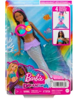 Lalka Barbie Brooklyn Syrenka Migoczące światełka