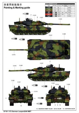 Model plastikowy Leopard 2A6 MBT 1/72