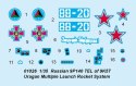 Russian 9p140 TEL of 9K57 Uragan Multiple Launch Rocket System