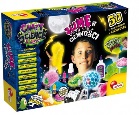 Zestaw naukowy Crazy Science Slime w ciemności