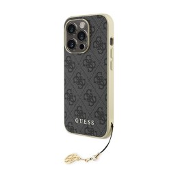 Guess 4G Charms Collection - Etui iPhone 15 Pro (szary)