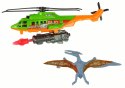 ZESTAW FIGURKI ZIELONY HELIKOPTER TRANSPORT DINOZAURA DINO PARK