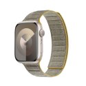 PASEK MAGNETYCZNY DO APPLE WATCH 38/40/41 MM ŻÓŁTY MELANŻ CRONG