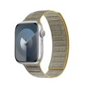 PASEK MAGNETYCZNY DO APPLE WATCH 38/40/41 MM ŻÓŁTY MELANŻ CRONG