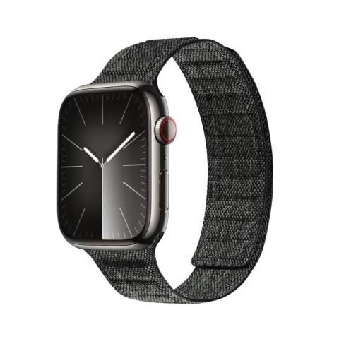 PASEK MAGNETYCZNY DO APPLE WATCH 42/44/45/49 MM CZARNY MELANŻ CRONG