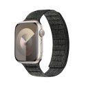 PASEK MAGNETYCZNY DO APPLE WATCH 42/44/45/49 MM CZARNY MELANŻ CRONG