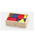 DREWNIANE KLOCKI DIENESA FIGURY GEOMETRYCZNE MONTESSORI VIGA TOYS