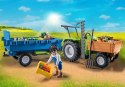 ZESTAW FIGUREK PLAYMOBIL COUNTRY 71249 TRAKTOR Z PRZYCZEPĄ