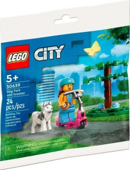 KLOCKI LEGO CITY 30639 WYBIEG DLA PSÓW I HULAJNOGA