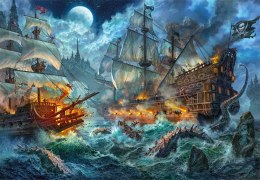 Puzzle 1000 elementów Compact Bitwa piratów