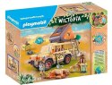 ZESTAW Z FIGURKAMI PLAYMOBIL WILTOPIA Z SAMOCHODEM TERENOWYM WŚRÓD LWÓW