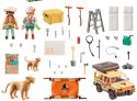 ZESTAW Z FIGURKAMI PLAYMOBIL WILTOPIA Z SAMOCHODEM TERENOWYM WŚRÓD LWÓW