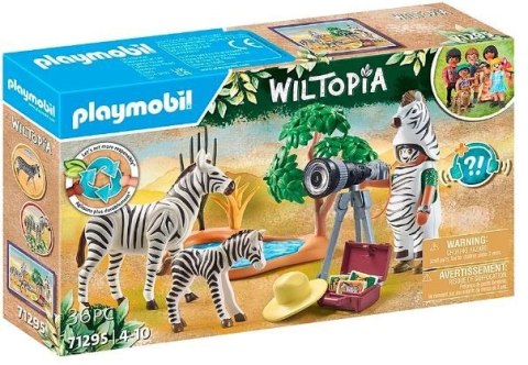 ZESTAW Z FIGURKAMI PLAYMOBIL WILTOPIA 71295 WYCIECZKA Z FOTOGRAFKĄ ZWIERZĄT