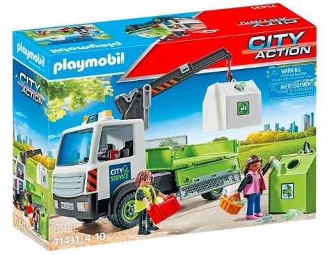 ZESTAW Z FIGURKAMI PLAYMOBIL CITY ACTION 71431 SAMOCHÓD CIĘŻAROWY KONTENER