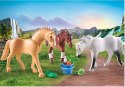 ZESTAW Z FIGURKAMI PLAYMOBIL HORSES 71356 KONIE MORGAN QUARTER ANGLOAR