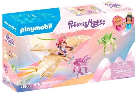 ZESTAW Z FIGURKAMI PLAYMOBIL PRINCESS MAGIC 71363 WYCIECZKA Z PEGAZEM