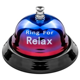 METALOWY DZWONEK BIURKOWY RING FOR RELAX NA RELAX ZABAWNY GADŻET