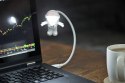 STYLOWA LAMPKA NOCNA NA USB LATAJĄCY ASTRONAUTA