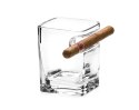 ELEGANCKA SZKLANKA 2W1 NA WHISKY + MIEJSCE NA CYGARO 300 ML