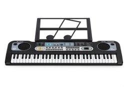 DUŻY KEYBOARD PIANINO Z MIKROFONEM DLA DZIECI NA PREZENT + ZASILACZ