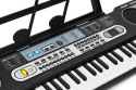 DUŻY KEYBOARD PIANINO Z MIKROFONEM DLA DZIECI NA PREZENT + ZASILACZ