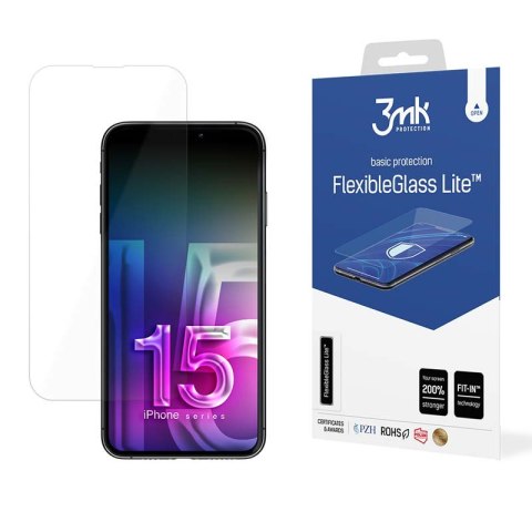 SZKŁO HYBRYDOWE 3MK DO IPHONE 15 PRO