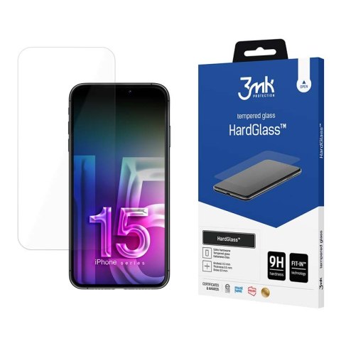 SZKŁO HARTOWANE 3MK DO IPHONE 15 PRO