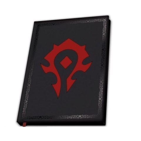 ZDOBIONY ZESZYT NOTES - WORLD OF WARCRAFT HORDE TWARDA OPRAWA